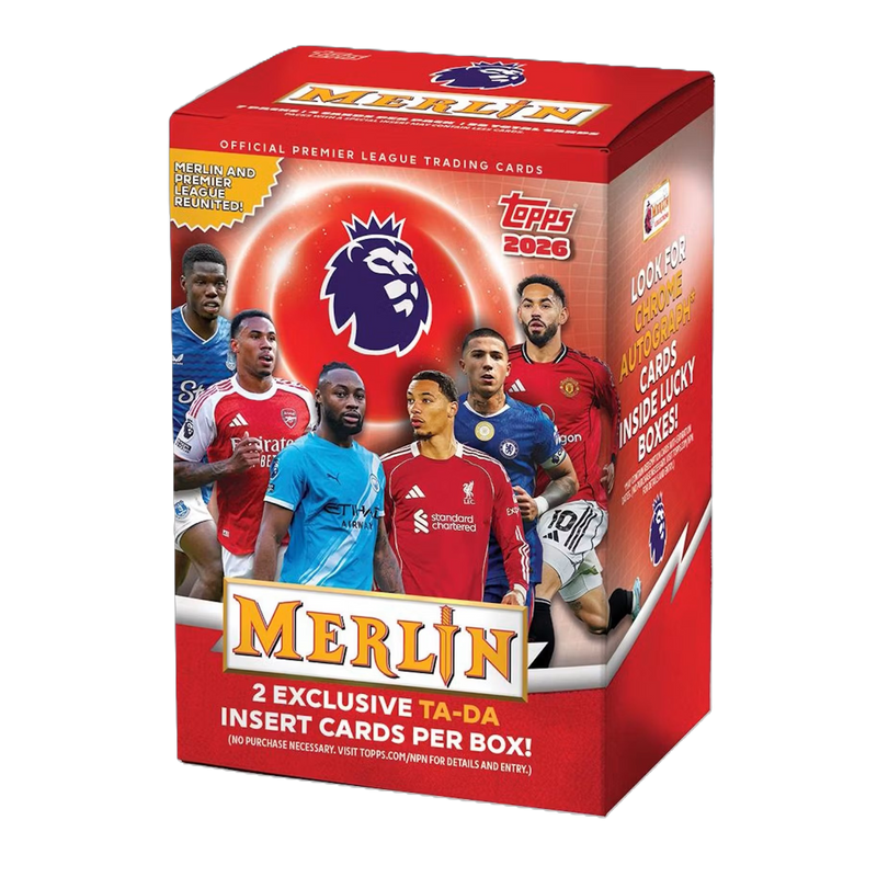 2025/26 Topps Merlin Premier League EPL Soccer Blaster Box-1