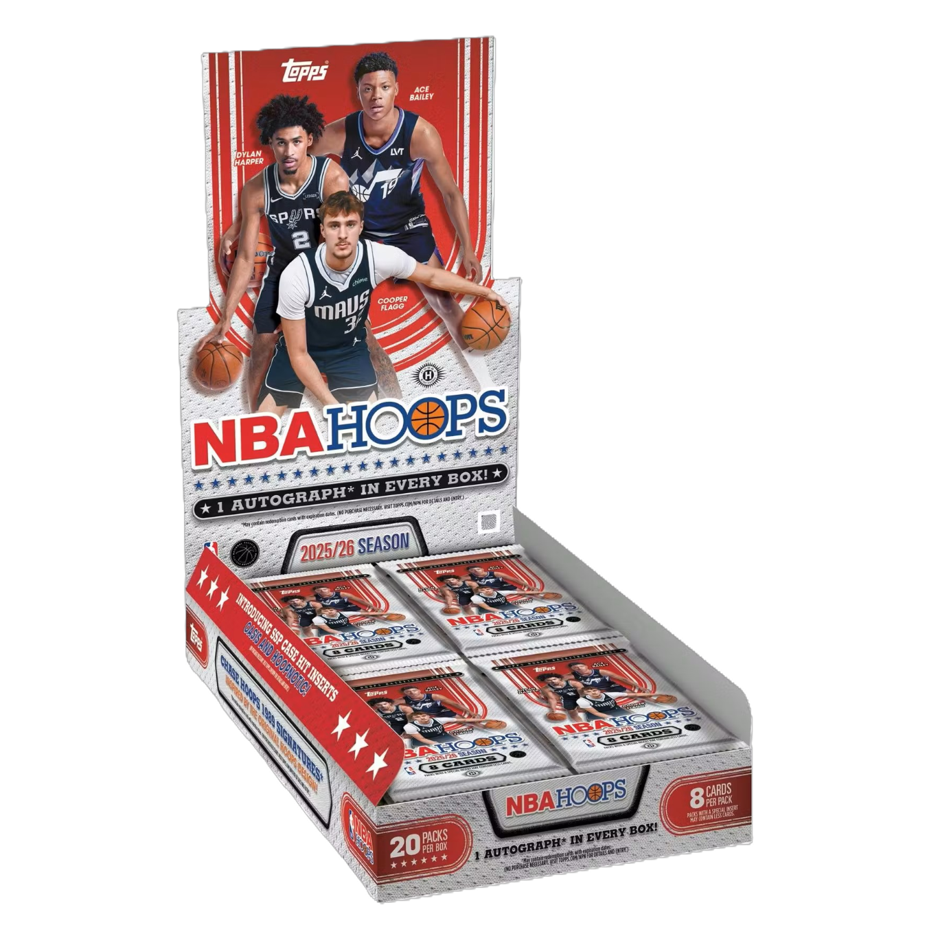 2025/26 Topps Hoops Basketball Hobby Box-1