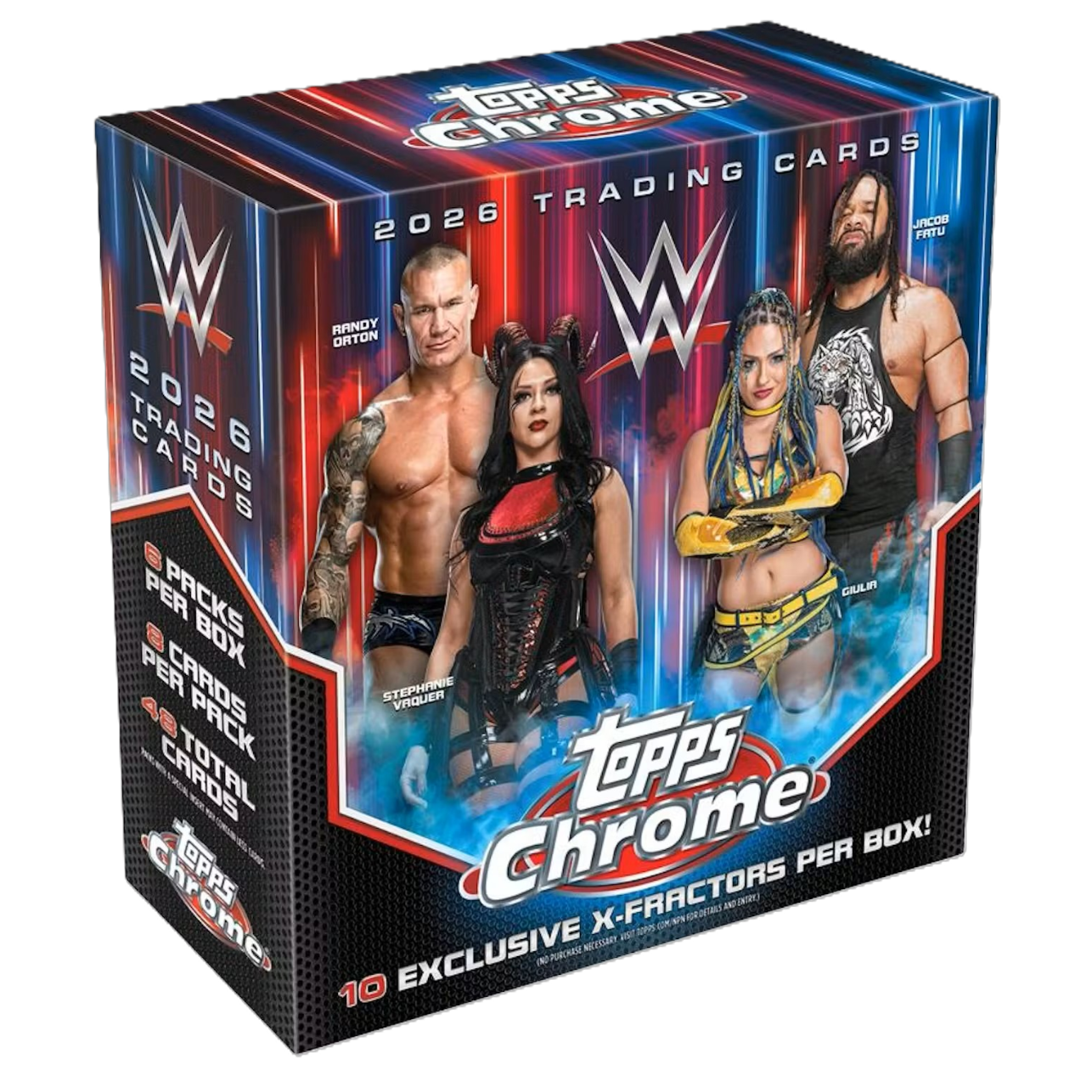 2026 Topps Chrome WWE Wrestling Mega Box **PRESALE**