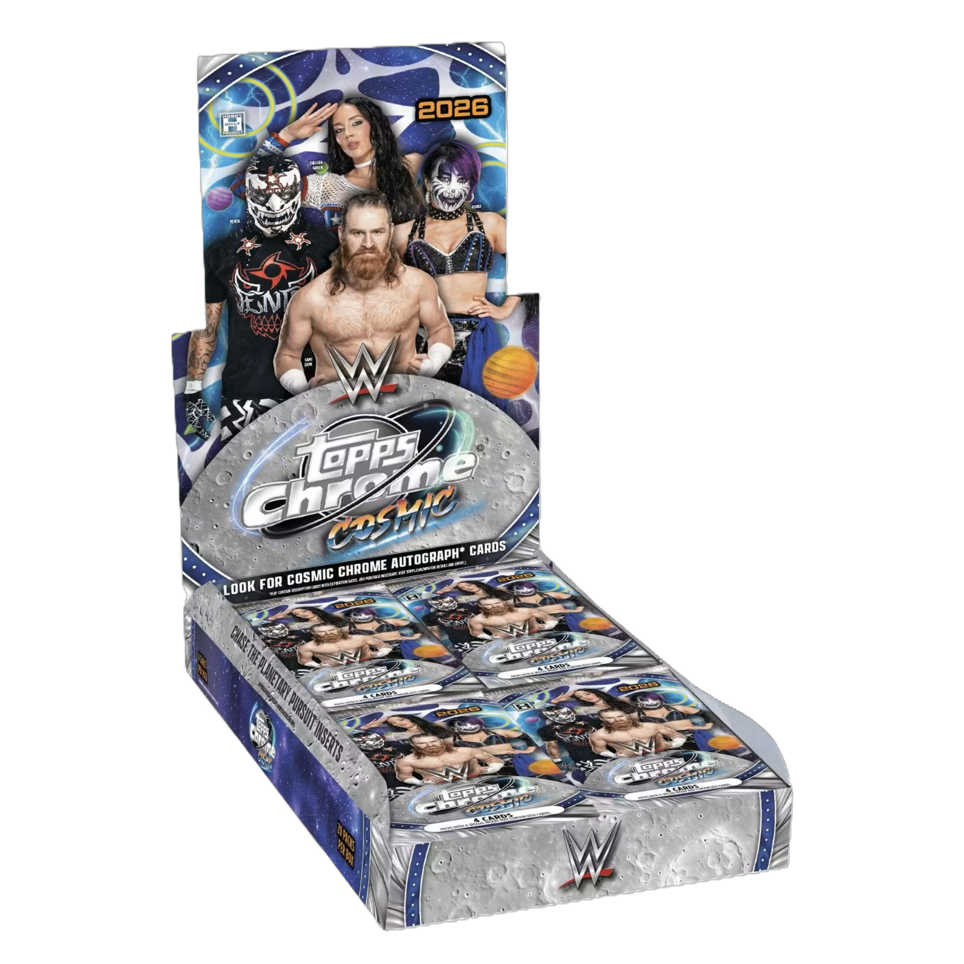 2026 Topps Cosmic Chrome WWE Wrestling Hobby Box **PRESALE**-1