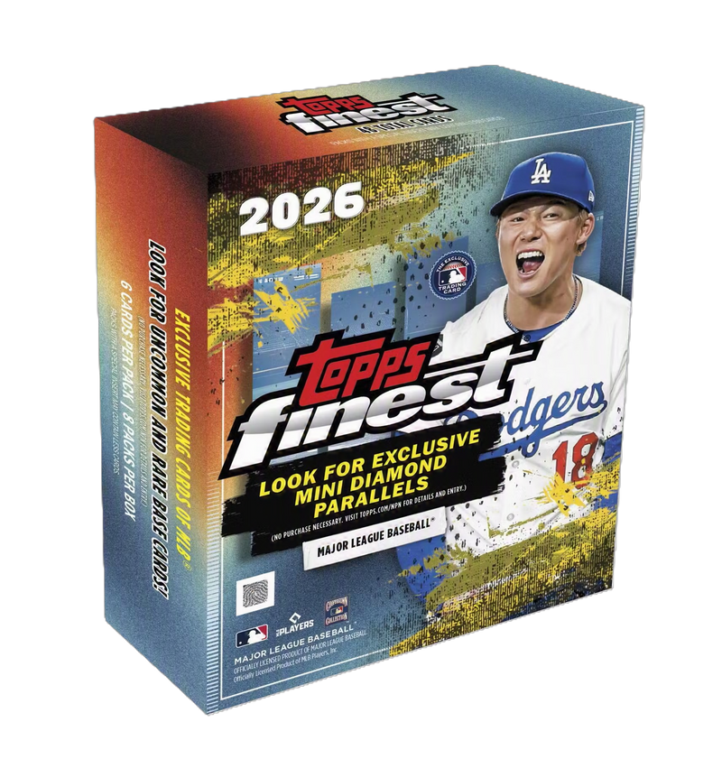 2026 Topps Finest Baseball Mega Box-1