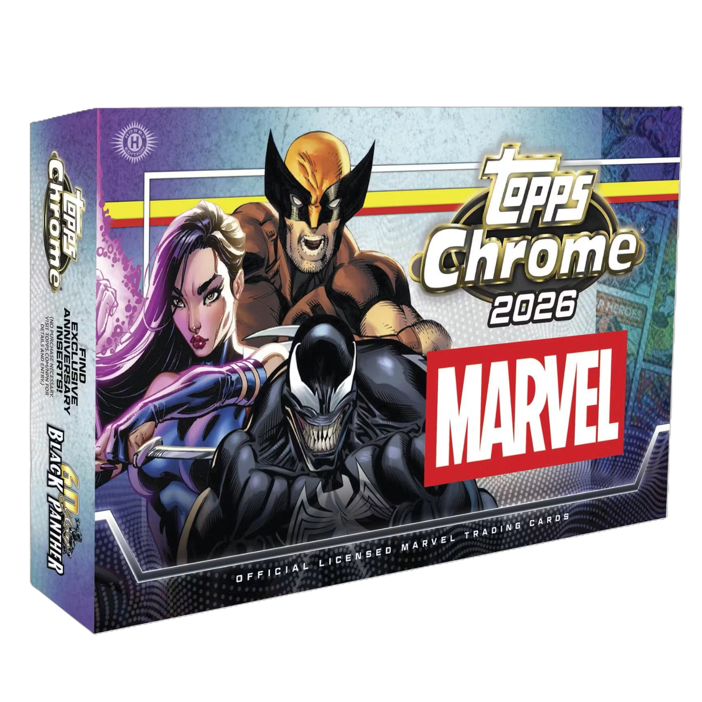 2026 Topps Chrome Marvel Comics Hobby Box **PRESALE**