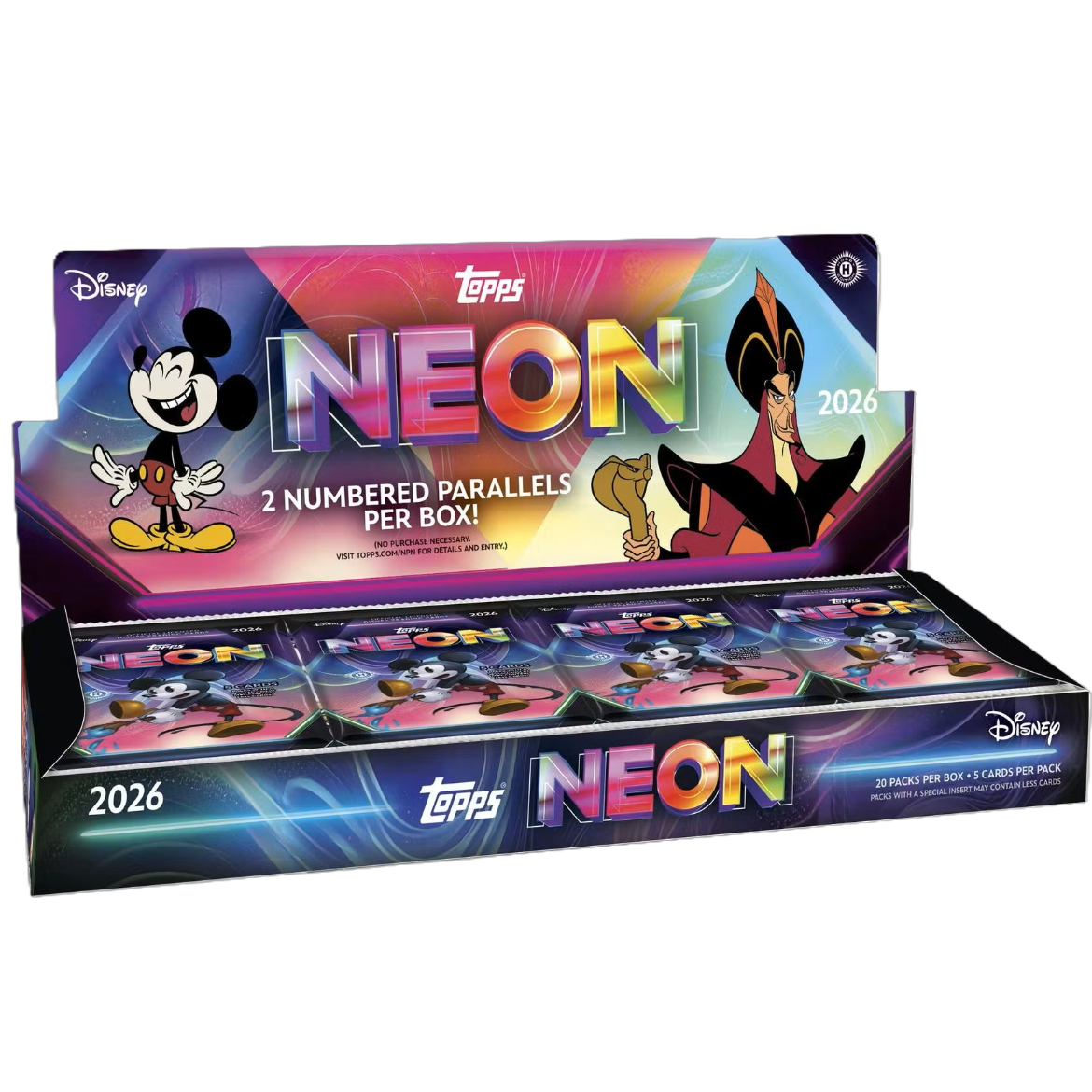 2026 Topps Disney Neon Hobby Box **PRESALE**