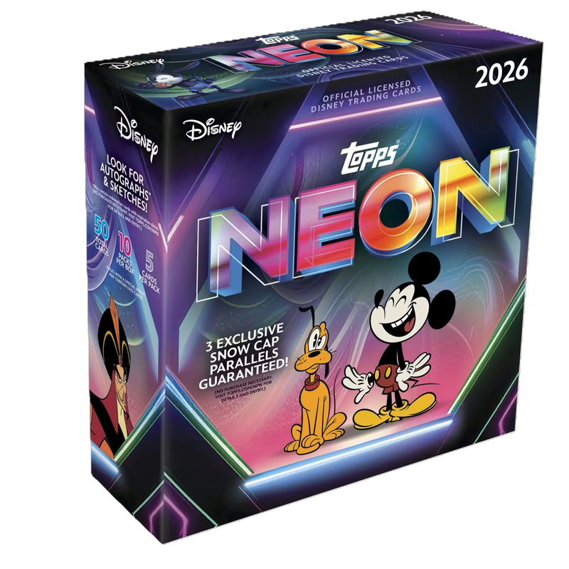 2026 Topps Disney Neon Mega Box-1