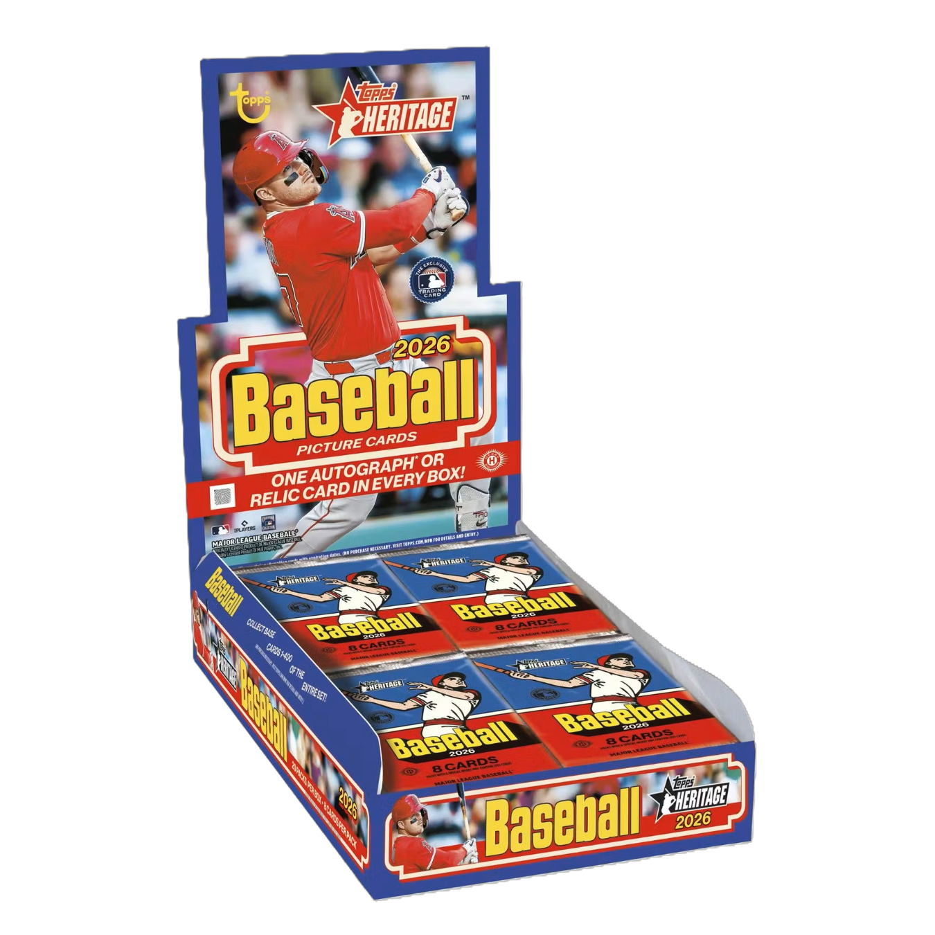 2026 Topps Heritage Baseball Hobby Box-1