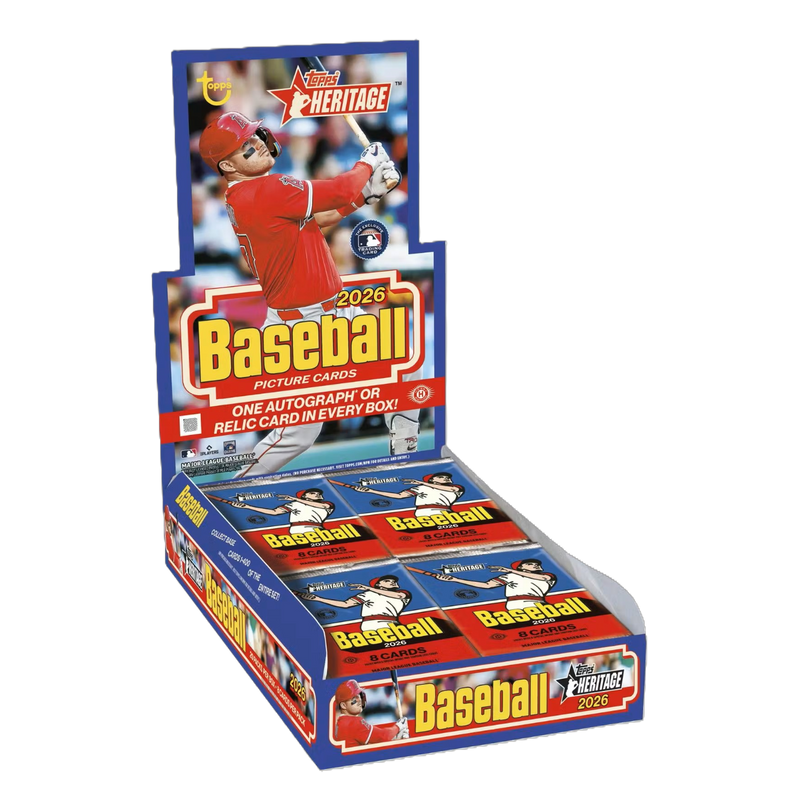 2026 Topps Heritage Baseball Hobby Box-1