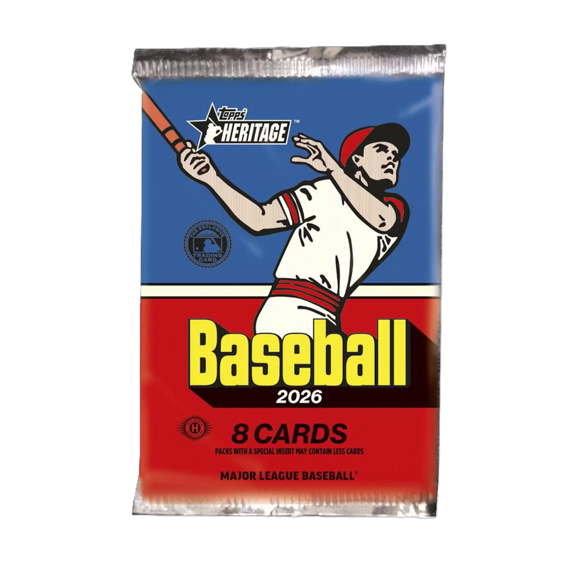2026 Topps Heritage Baseball Hobby Pack-1