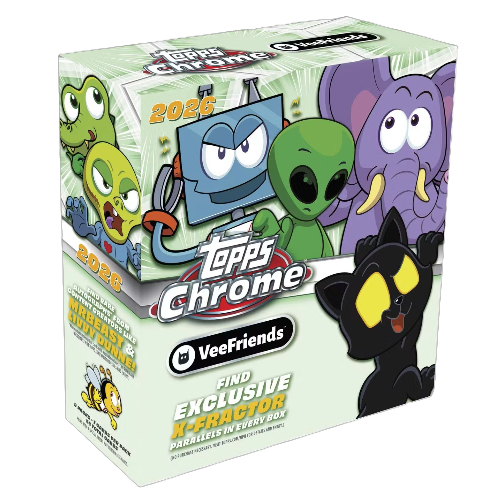 2026 Topps VeeFriends Chrome Mega Box **PRESALE**-1