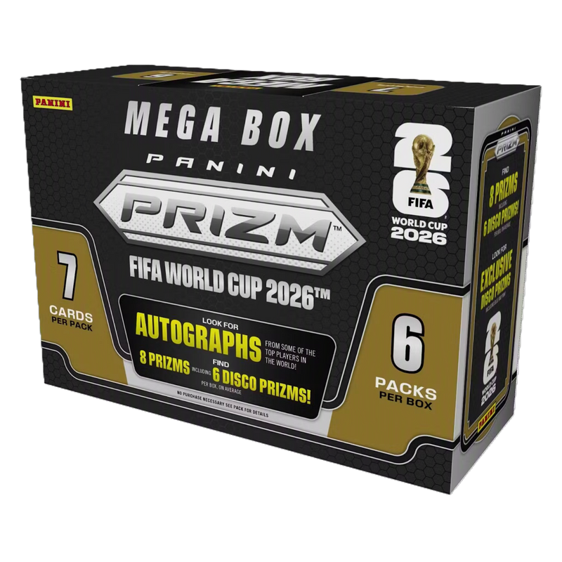 2026 Panini Prizm FIFA World Cup Soccer Mega Hobby Box **PRESALE**-1
