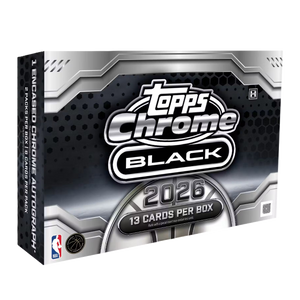 2025/26 Topps Chrome Black Basketball Hobby Box **PRESALE**