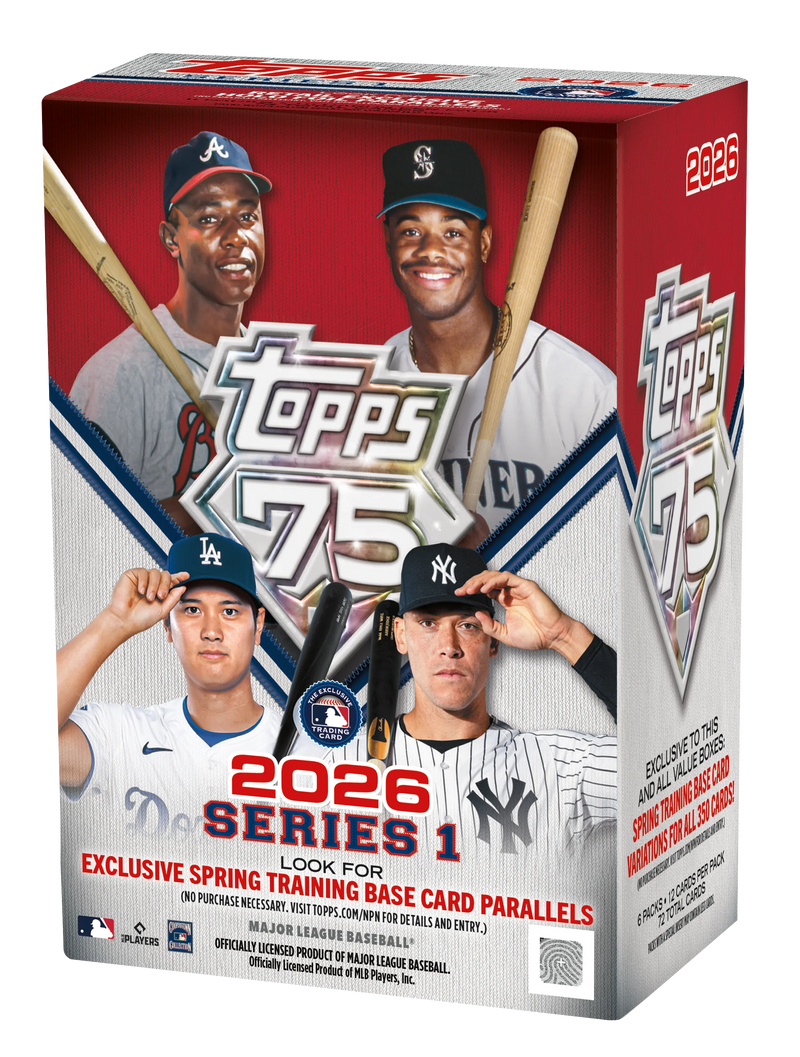 2026 Topps Series 1 Baseball Blaster Value Box-1