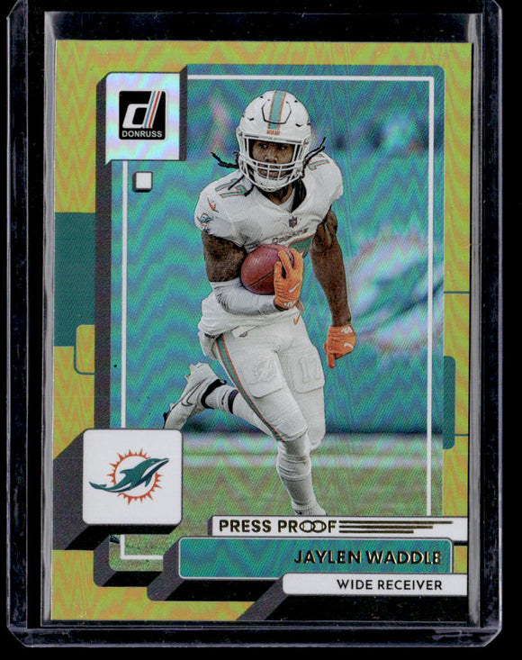 Product Jaylen Waddle 2022 Donruss Premium Press Proof #123 Link