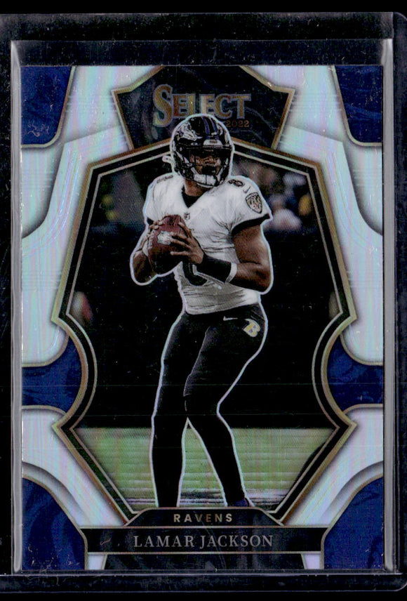 Product Lamar Jackson 2022 Panini Select Silver Prizm Link