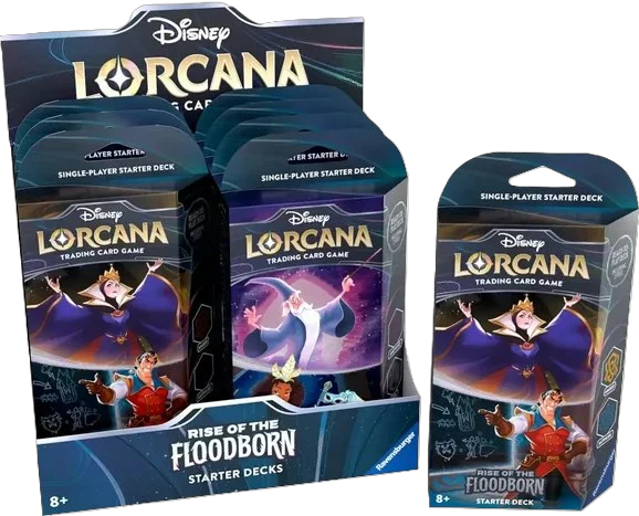 Disney Lorcana: Rise of the Floodborn Starter 8-Deck Display Box-1