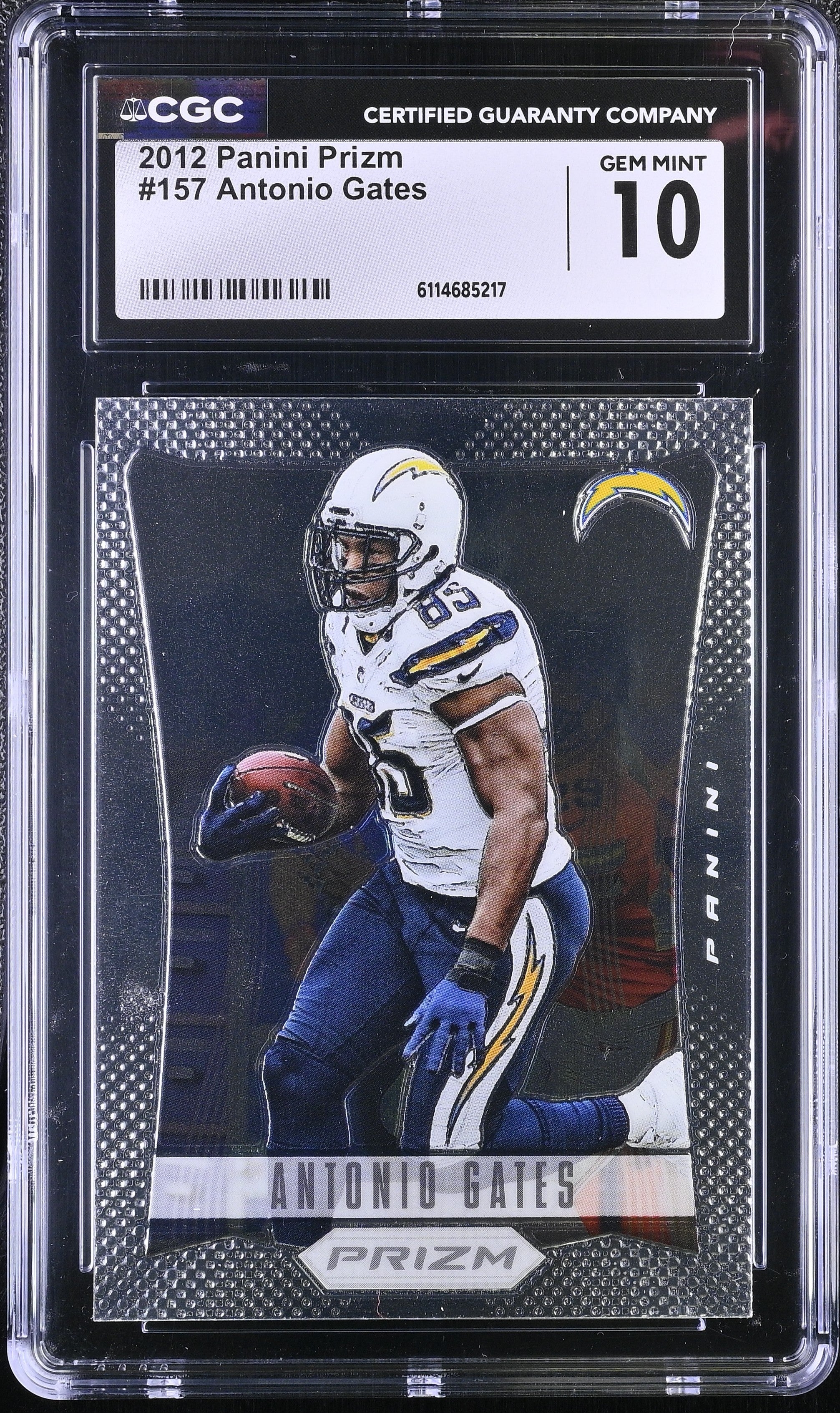 Antonio Gates 2012 Panini Prizm First Year #157 CGC 10