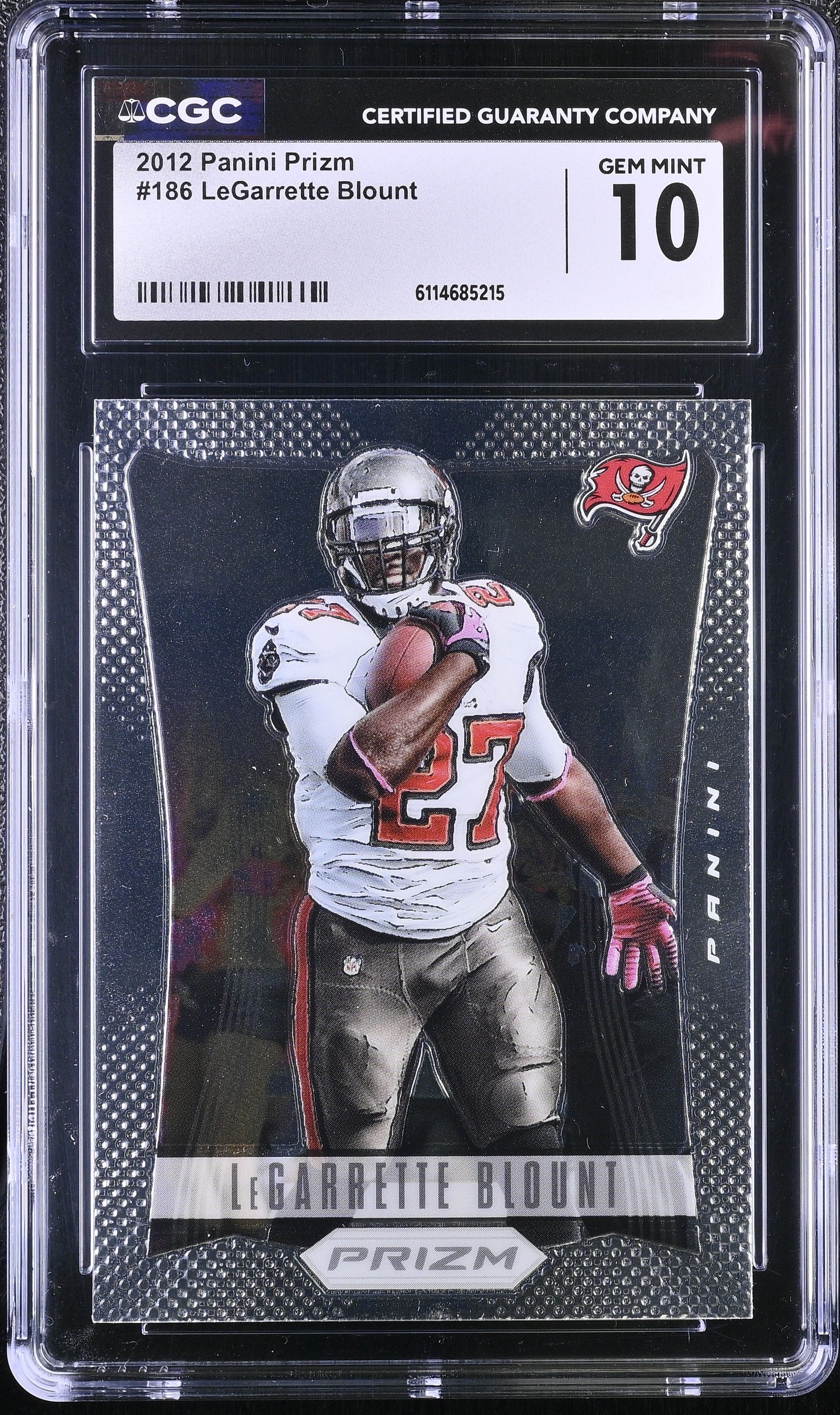Legarrette Blount 2012 Panini Prizm First Year #186 CGC 10