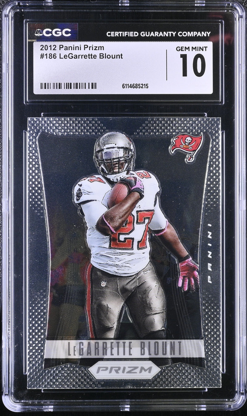 Legarrette Blount 2012 Panini Prizm First Year #186 CGC 10-1