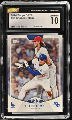 Shohei Ohtani 2024 Topps 50/50 #65 CGC 10-1