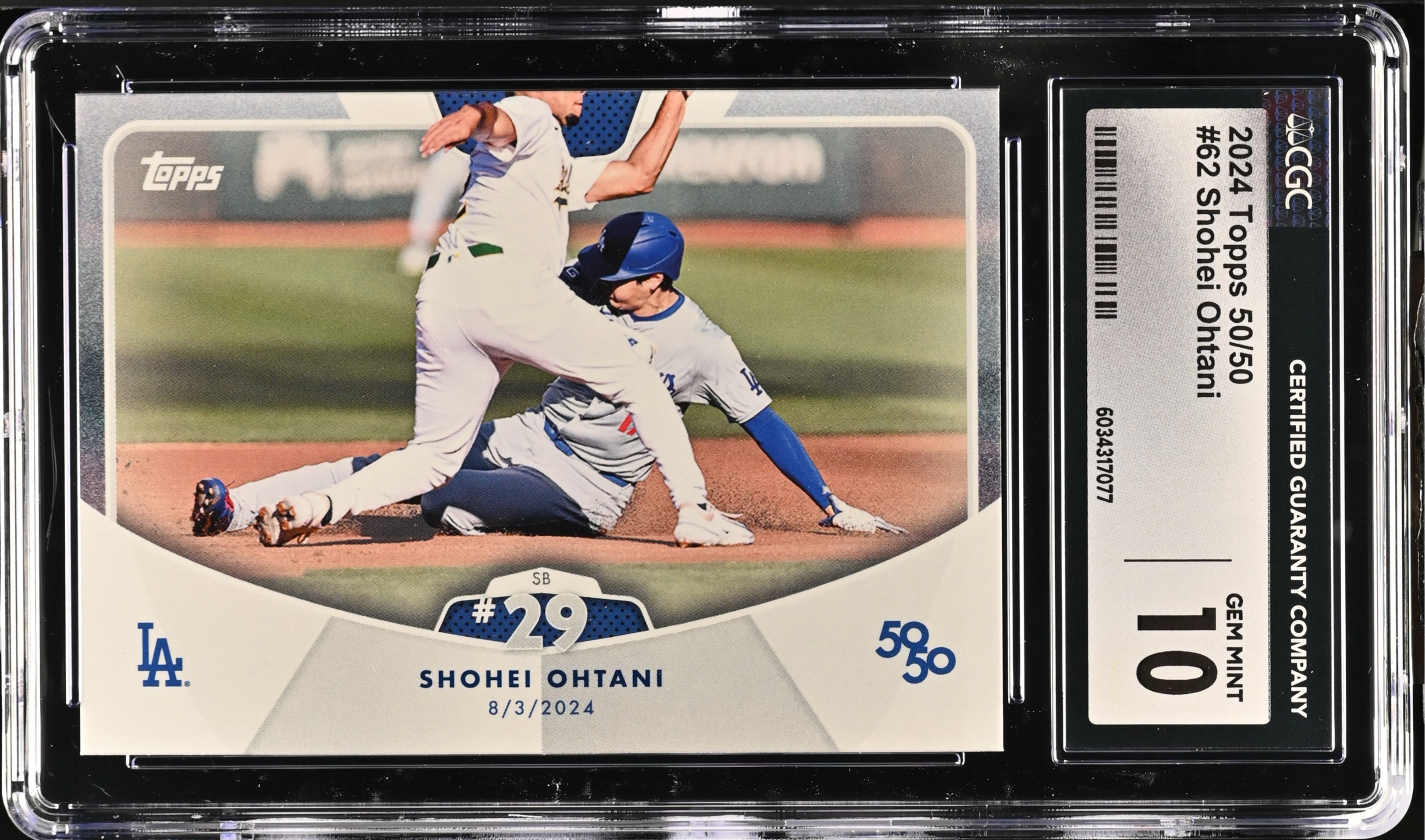 Shohei Ohtani 2024 Topps 50/50 #62 CGC 10