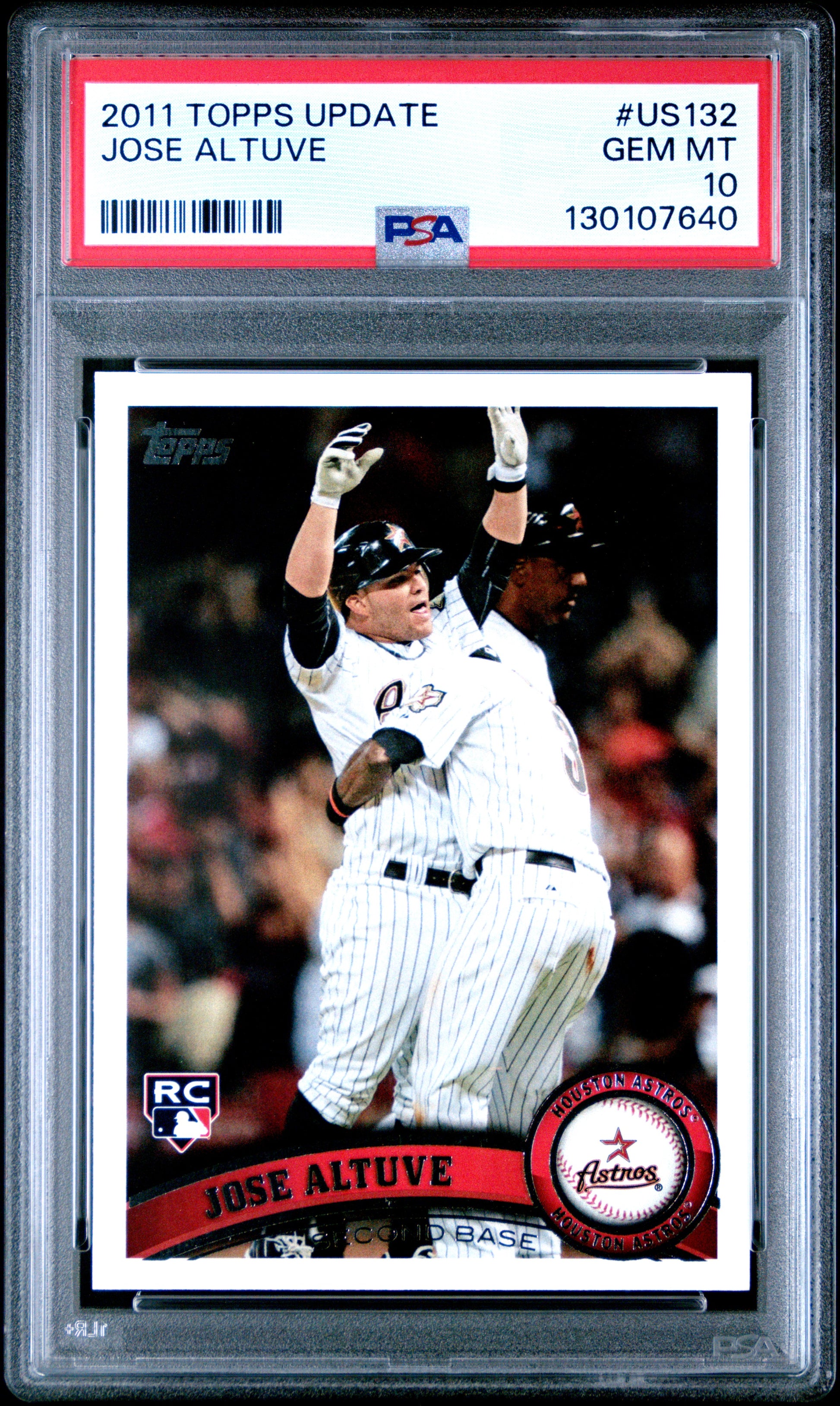 Jose Altuve RC 2011 Topps Update Rookie PSA 10-1