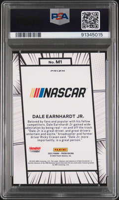 Dale Earnhardt Jr 2023 Panini Prizm NASCAR Manga Case Hit SSP PSA 10-2