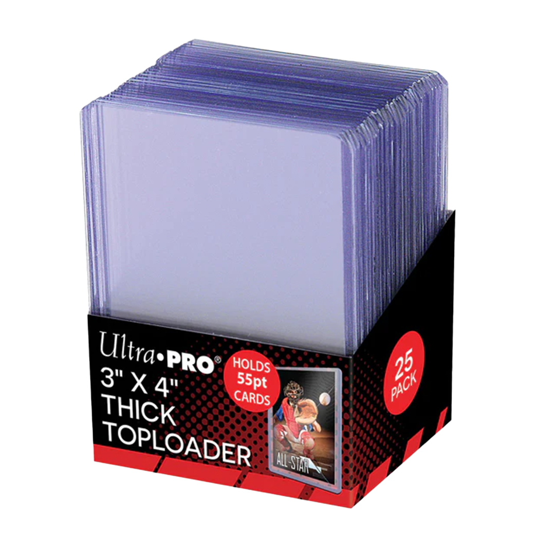 3"x 4" Clear Action Packed 55PT Toploaders (25ct)