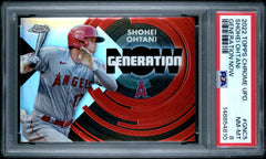 Shohei Ohtani 2022 Topps Chrome Update Generation Now PSA 8-1