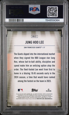 Jung Hoo Lee RC 2024 Topps Home Field Advantage Rookie SSP PSA 9-2