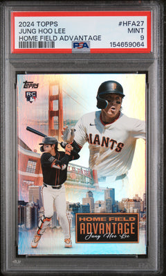 Jung Hoo Lee RC 2024 Topps Home Field Advantage Rookie SSP PSA 9-1