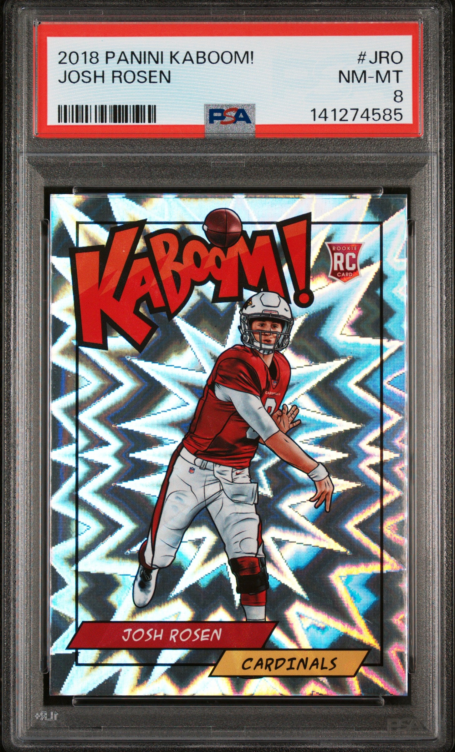 Josh Rosen RC 2018 Panini Kaboom! Rookie SSP PSA 9