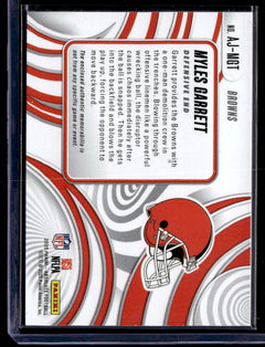Myles Garrett MEM 2025 Panini Absolute Absolute Jumbos #AJ-MGT-2