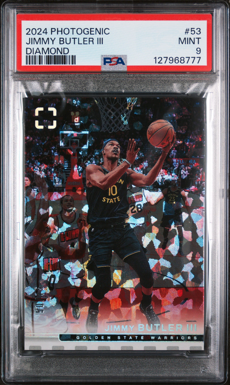 Jimmy Butler III 2024 Panini Photogenic Diamond SP 50/75 PSA 9-1