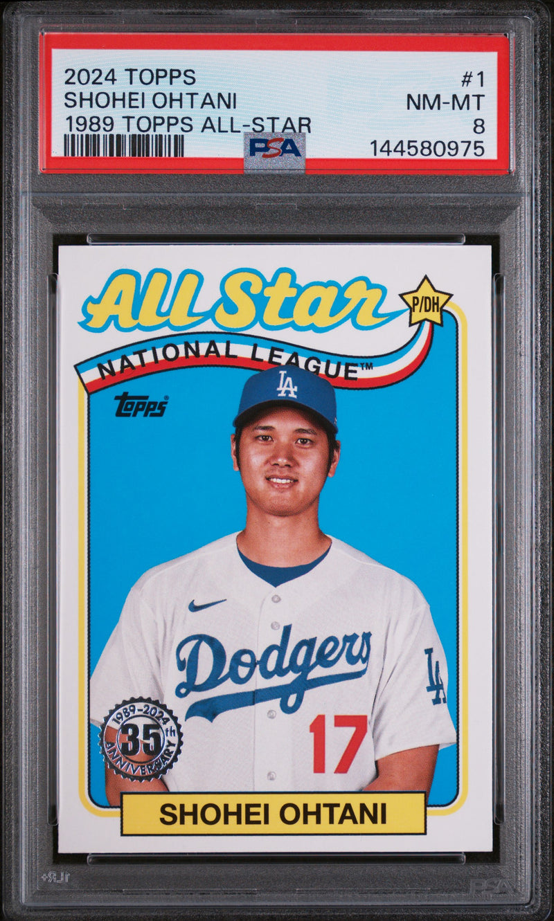 Shohei Ohtani 2024 Topps 1989 All-Star #1 PSA 8-1