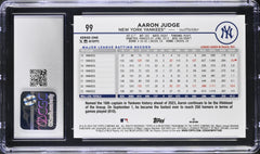 Aaron Judge 2024 Topps Complete Sets 582 Montgomery Club Foil #99 CGC 10-2