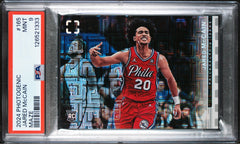Jared Mccain RC 2024-25 Panini Photogenic Maze Rookie SP 12/25 PSA 9-1