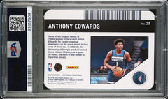 Anthony Edwards 2021-22 Panini Contenders License To Dominate Case Hit SSP #25 PSA 9-2