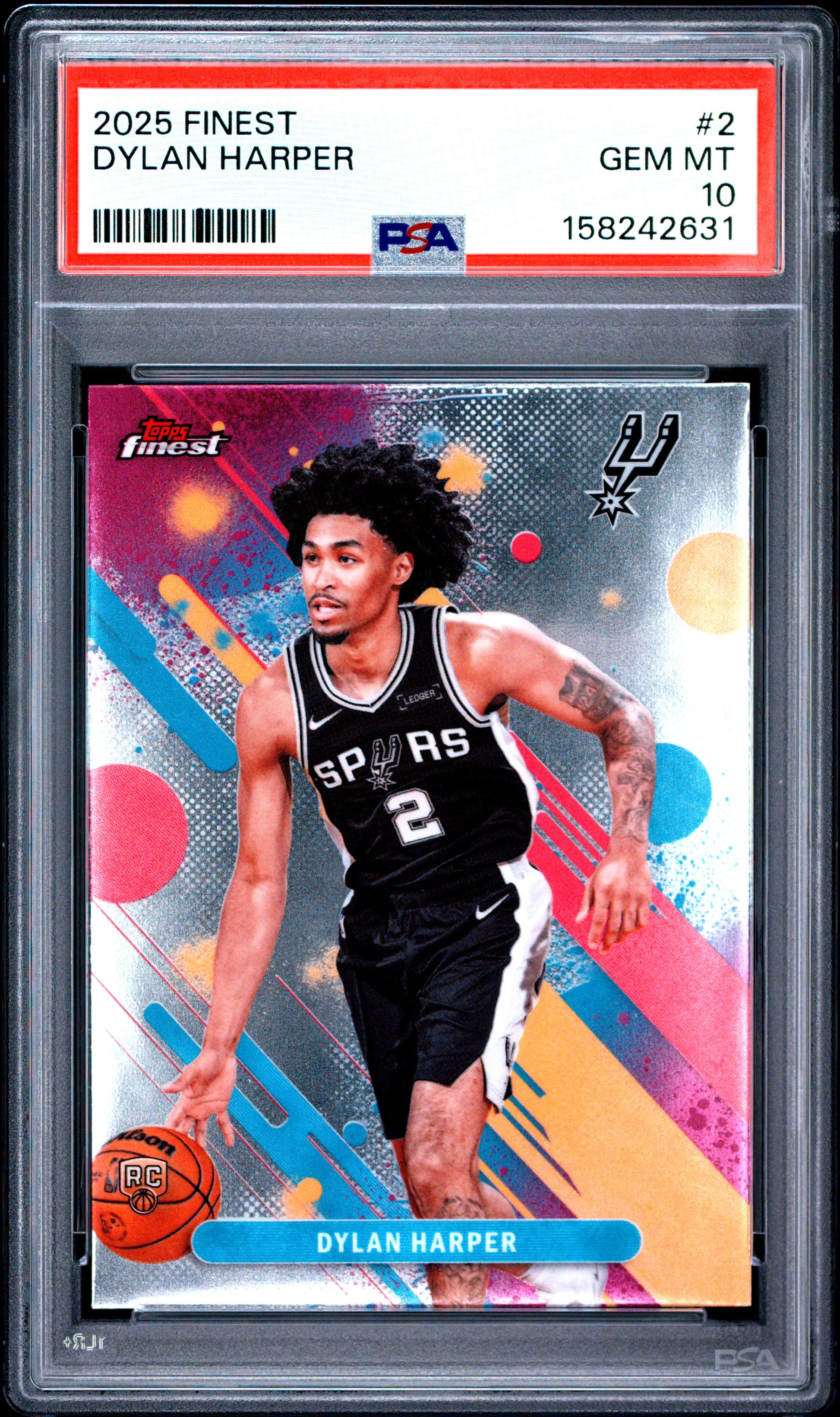 Dylan Harper RC 2025-26 Topps Finest Rookie #2 PSA 10-1