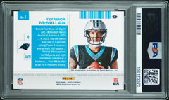Tetairoa Mcmillan RC 2025 Panini Select Contenders Preview Variation Rookie Ticket Auto #1 PSA 10-2
