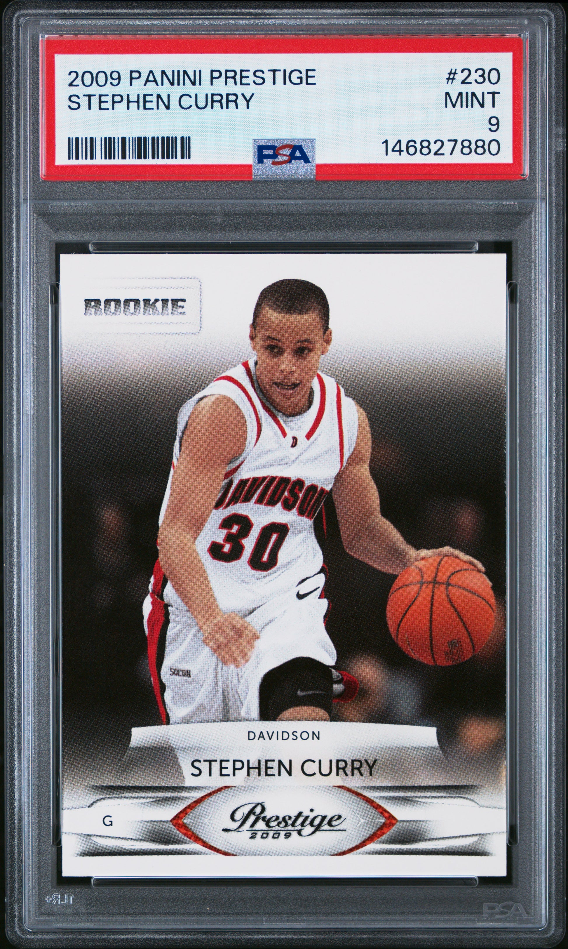 Stephen Curry 2009-10 Panini Prestige Rookie #230 PSA 9-1