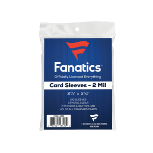 Fanatics Standard Card Soft Sleeves (100 Count Pack)