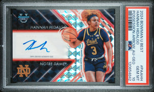 Hannah Hidalgo RC 2024 Bowman U Best Geometric Possession Arrow Rookie Auto PSA 10
