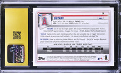 Shoehi Ohtani 2020 Bowman Paper #26 CGC 10 Pristine-2