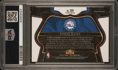 Tyrese Maxey 2022-23 Panini Select Courtside Zebra Prizm SSP #209 PSA 10-2