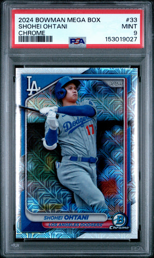 Shohei Ohtani 2024 Bowman Chrome Mega Box #33 PSA 9