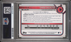 Chase Delauter RC 2022 1st Bowman Chrome Purple Prospect Rookie SP 108/250 PSA 10-2