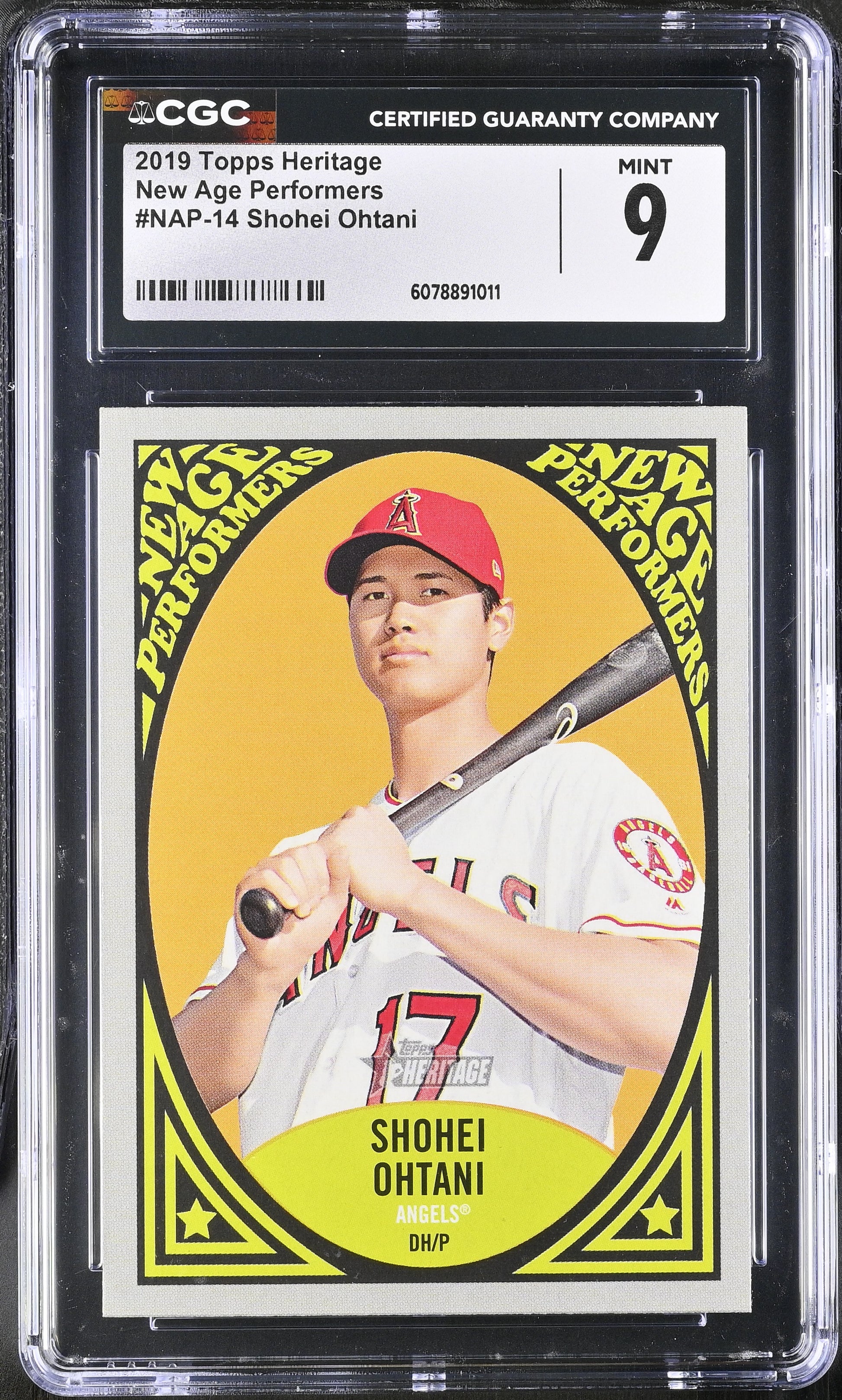 Shohei Ohtani 2019 Topps Heritage New Age Performers CGC 9-1