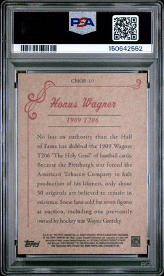 Honus Wagner 2011 Topps CMG 1909 T206 Reprint #10 PSA 9-2