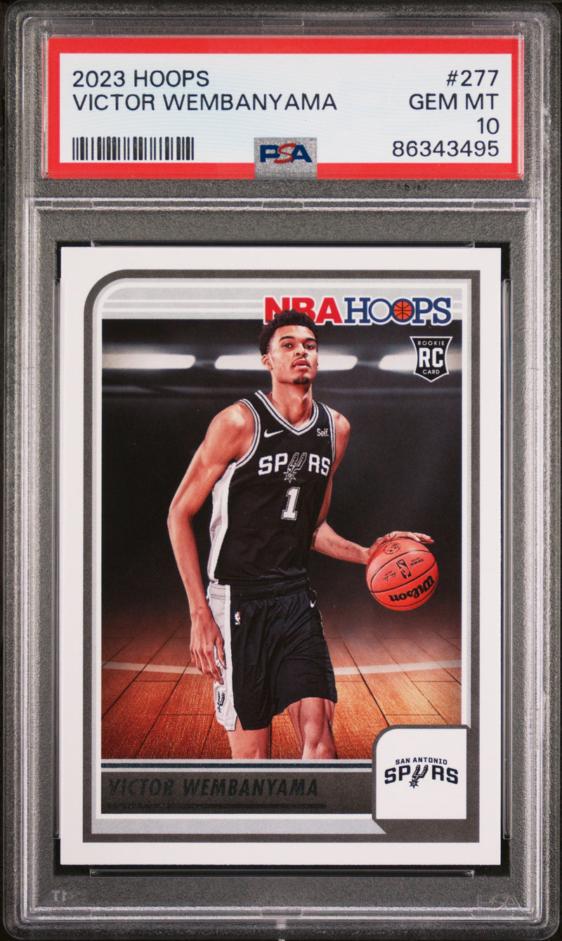 Victor Wembanyama RC 2023-24 Panini NBA Hoops Rookie #277 PSA 10-1