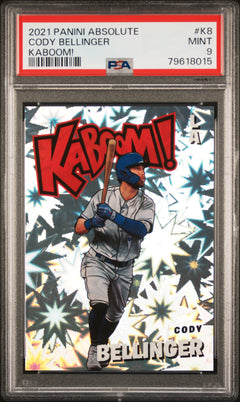 Cody Pellinger 2021 Panini Absolute Kaboom! SSP PSA 9-1