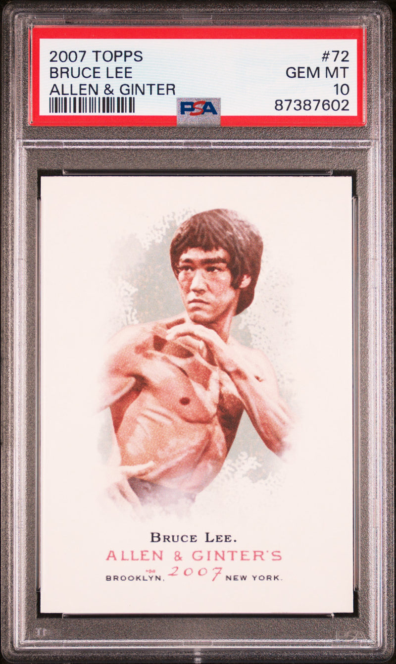 Bruce Lee 2007 Topps Allen & Ginter #72 PSA 10-1
